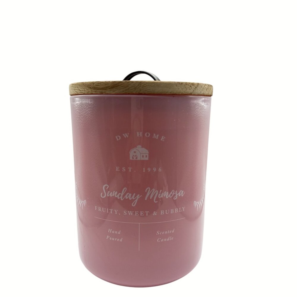 NEW DW Home - Sunday Mimosa Scented Candle With Lid, X-Large- 26.7 oz